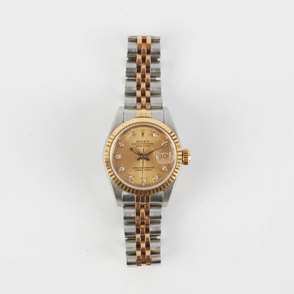Rolex Datejust 26mm Two Toned with Diamonds Watch