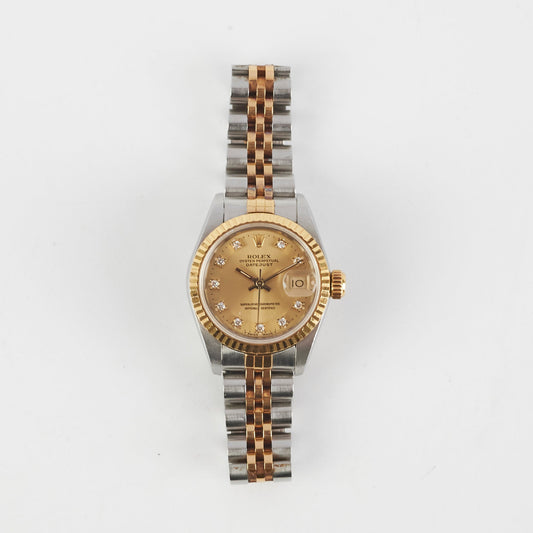 Rolex Datejust 26mm Two Toned with Diamonds Watch