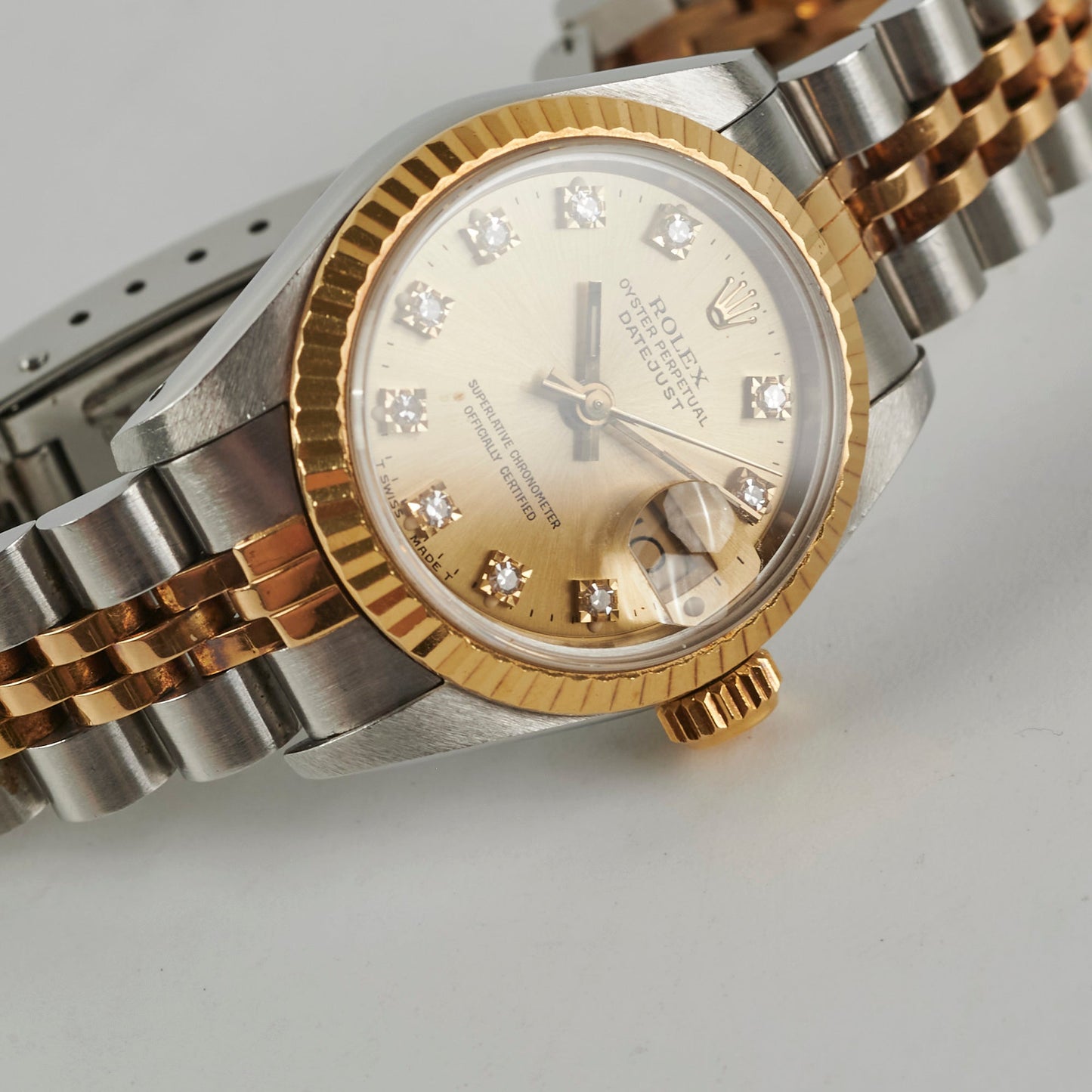 Rolex Datejust 26mm Two Toned with Diamonds Watch