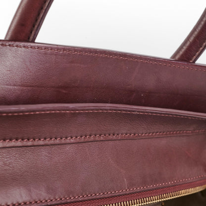 Celine Mini Luggage Bag Burgundy
