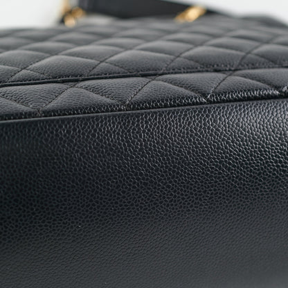 Chanel Grand Shopping Tote GST Black Caviar GHW Shoulder Bag