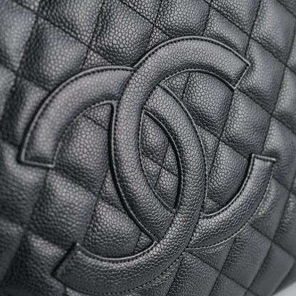 Chanel Grand Shopping Tote GST Black Caviar GHW Shoulder Bag