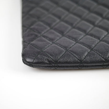 Chanel Boy Caviar Large O-Case Black