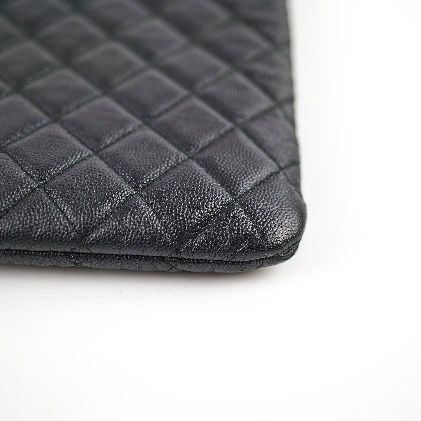 Chanel Boy Caviar Large O-Case Black