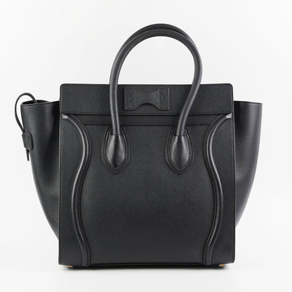 Celine Mini Luggage Grainy leather Black