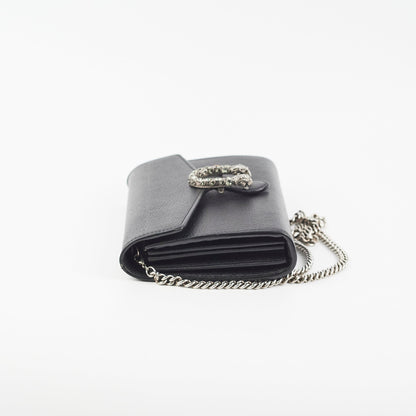 Gucci Dionysus Wallet On Chain Black