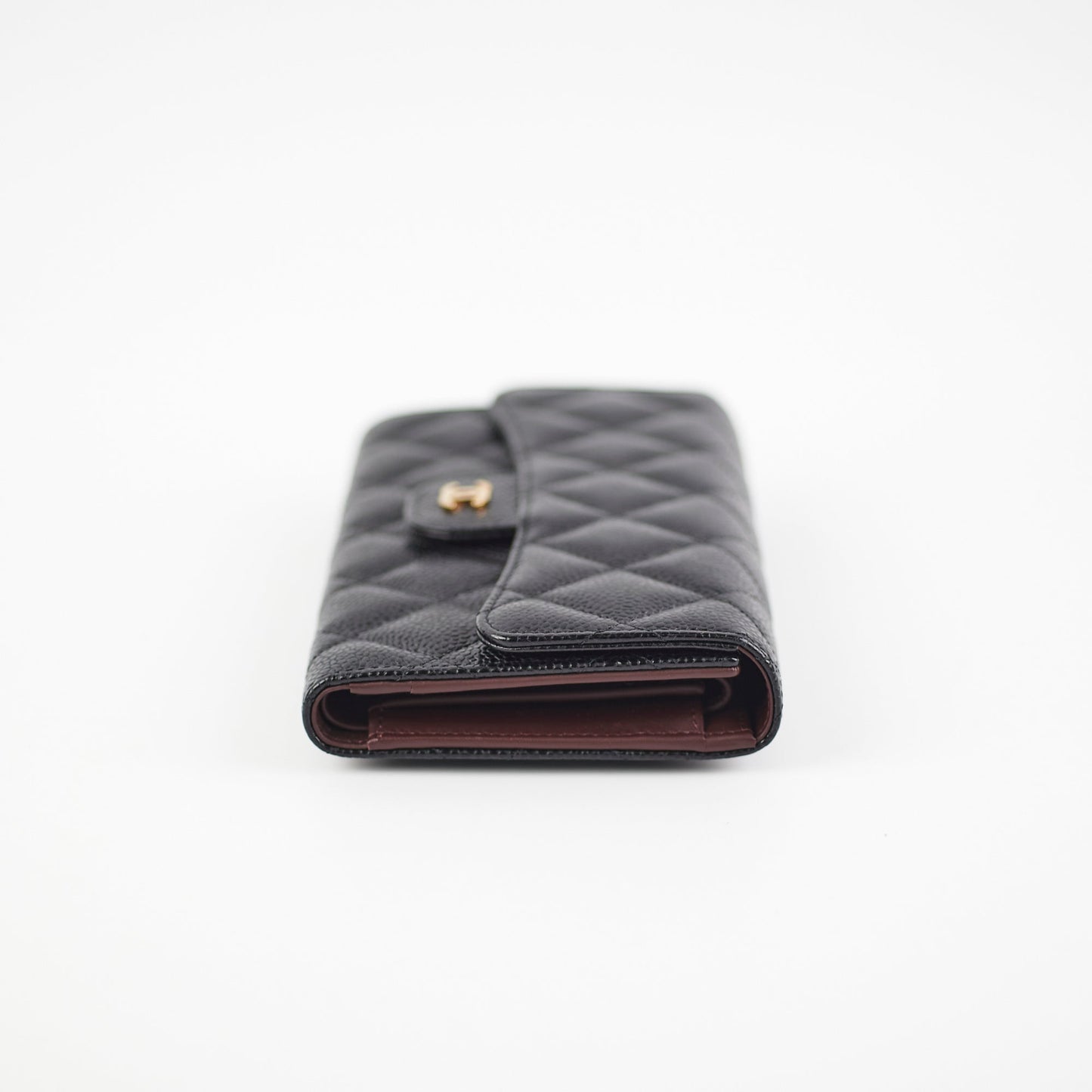 Chanel Long black Caviar Wallet
