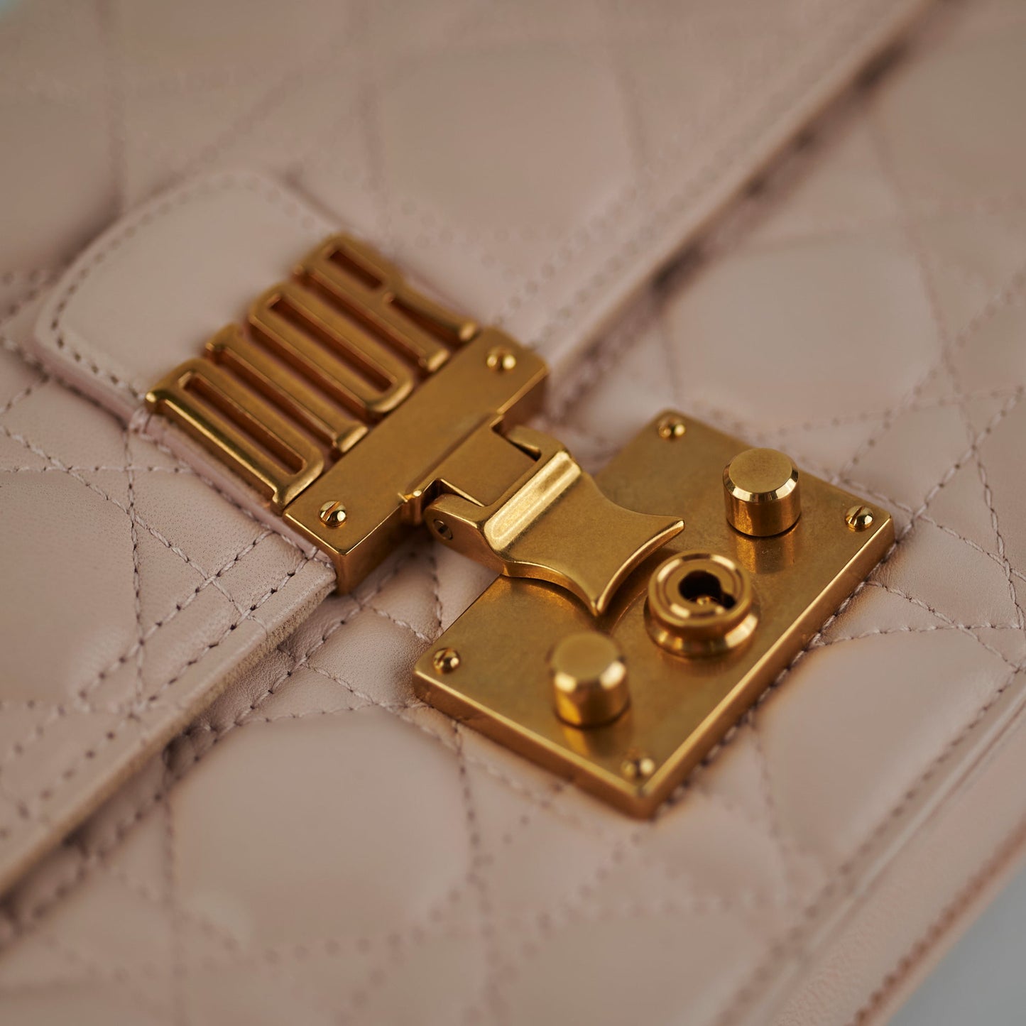 Christian Dior Dioraddict Flap Lambskin Light Pink