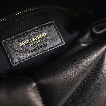 Saint Laurent Puffer Small Black Shoulder Bag