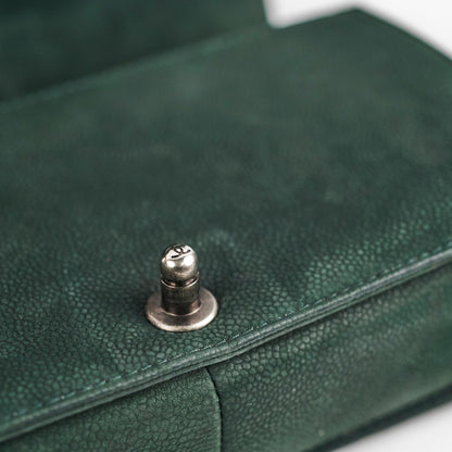 Chanel Old Medium Boy Oliver Green