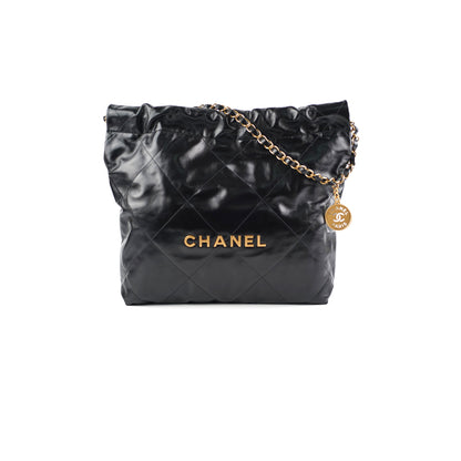 Chanel 22 Small Calfskin Black