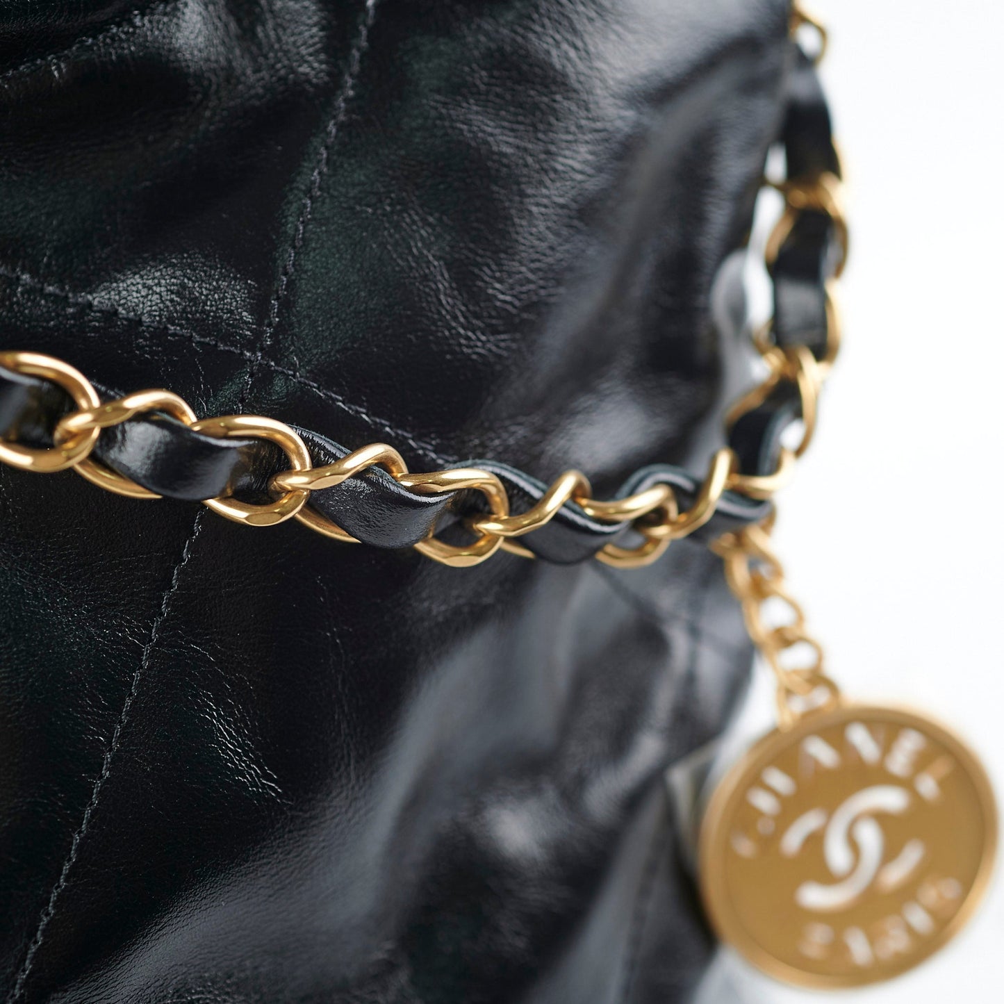 Chanel 22 Small Calfskin Black