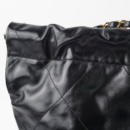 Chanel 22 Small Calfskin Black