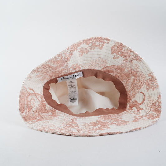 Dior Toile De Jouy Bucket Hat Size 57