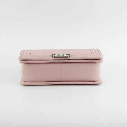 Chanel Calfskin Old Medium Boy Pink