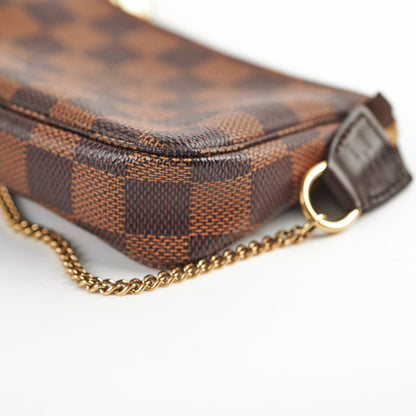 Louis Vuitton Mini Pochette Accessories Damier Ebene