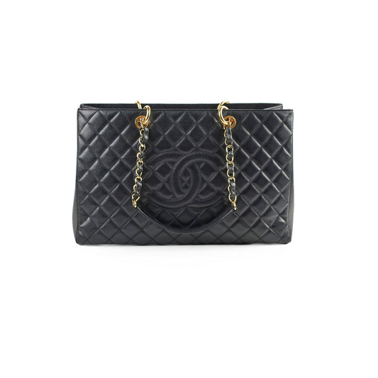 Chanel GST XL Black Caviar Series 17