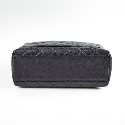 Chanel Kelly Caviar Top Handle Black