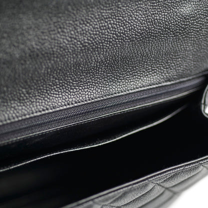 Chanel Kelly Caviar Top Handle Black