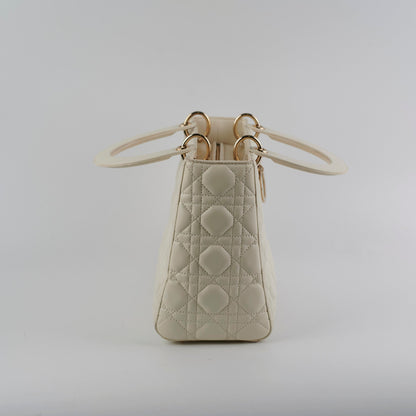 Christian Dior Lady Dior Medium White