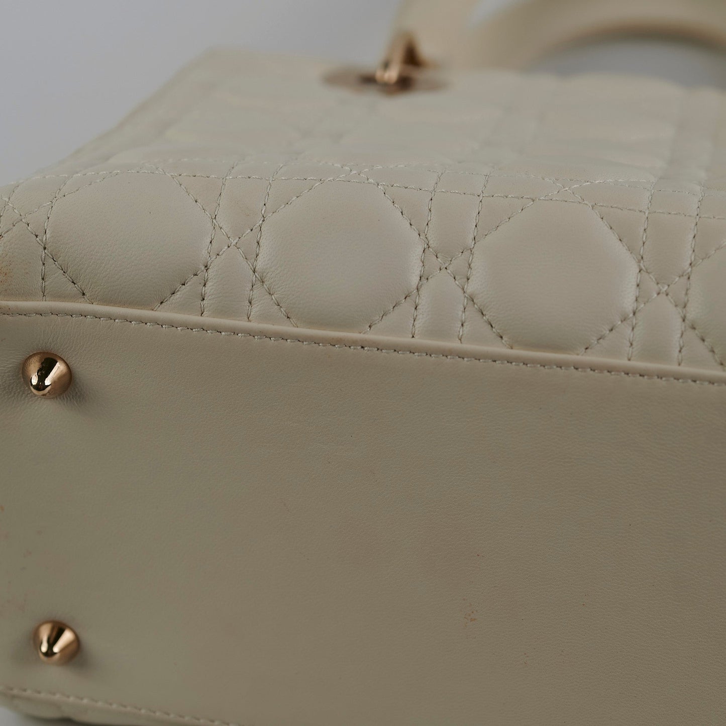 Christian Dior Lady Dior Medium White