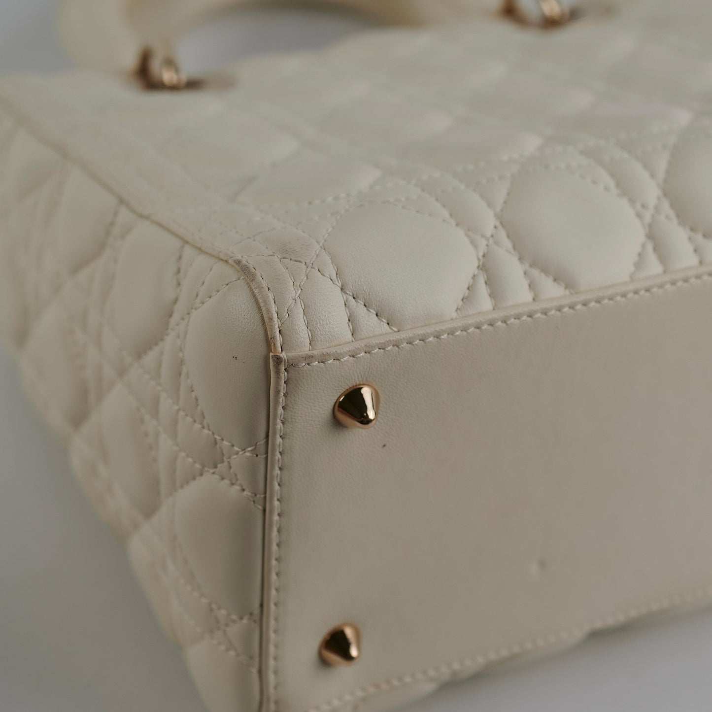 Christian Dior Lady Dior Medium White