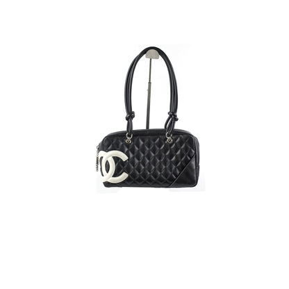 Chanel Cambon Bowling Bag Black