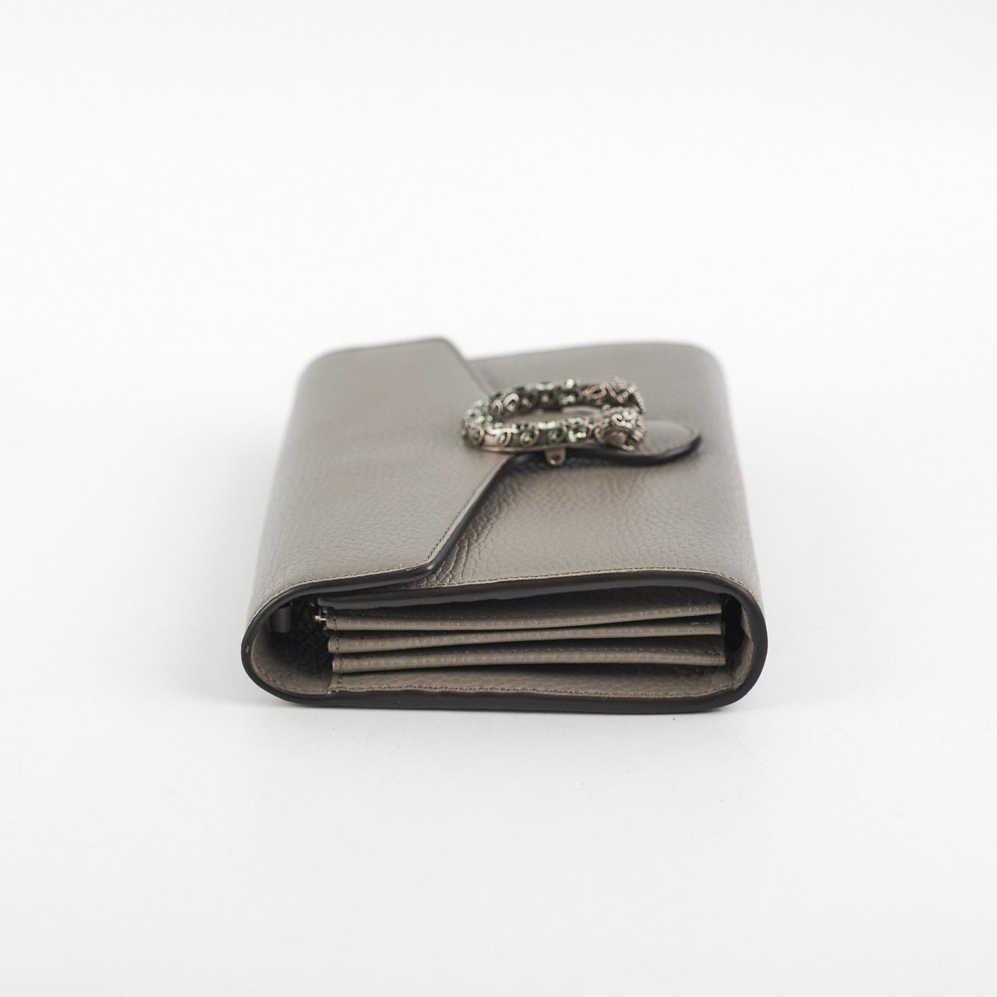 Gucci Dionysus Wallet On Chain Grey