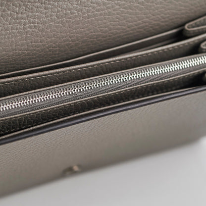 Gucci Dionysus Wallet On Chain Grey