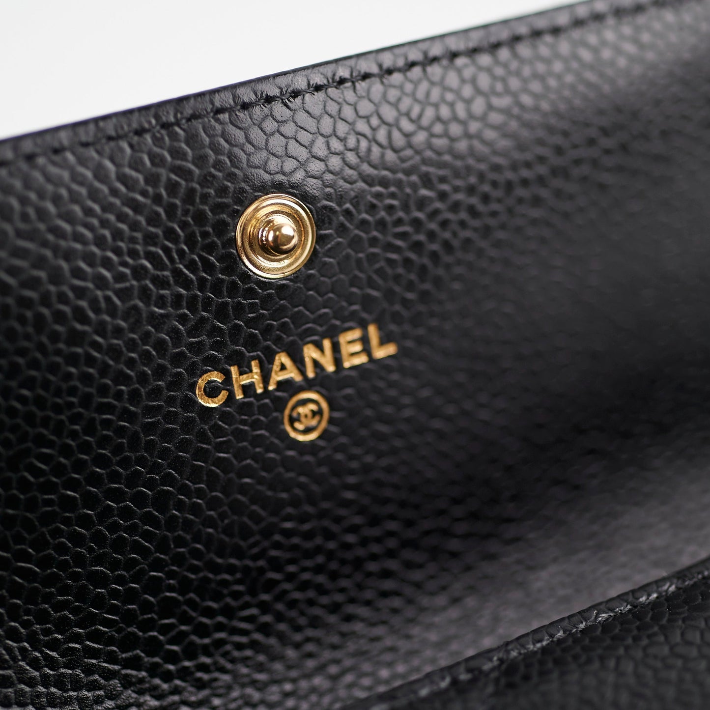 Chanel Caviar Quilted Large Wallet Black