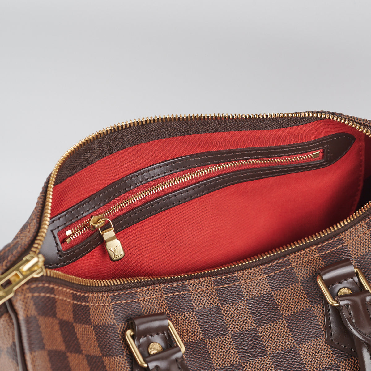 Louis Vuitton Speedy 30 Bandouliere Damier Ebene