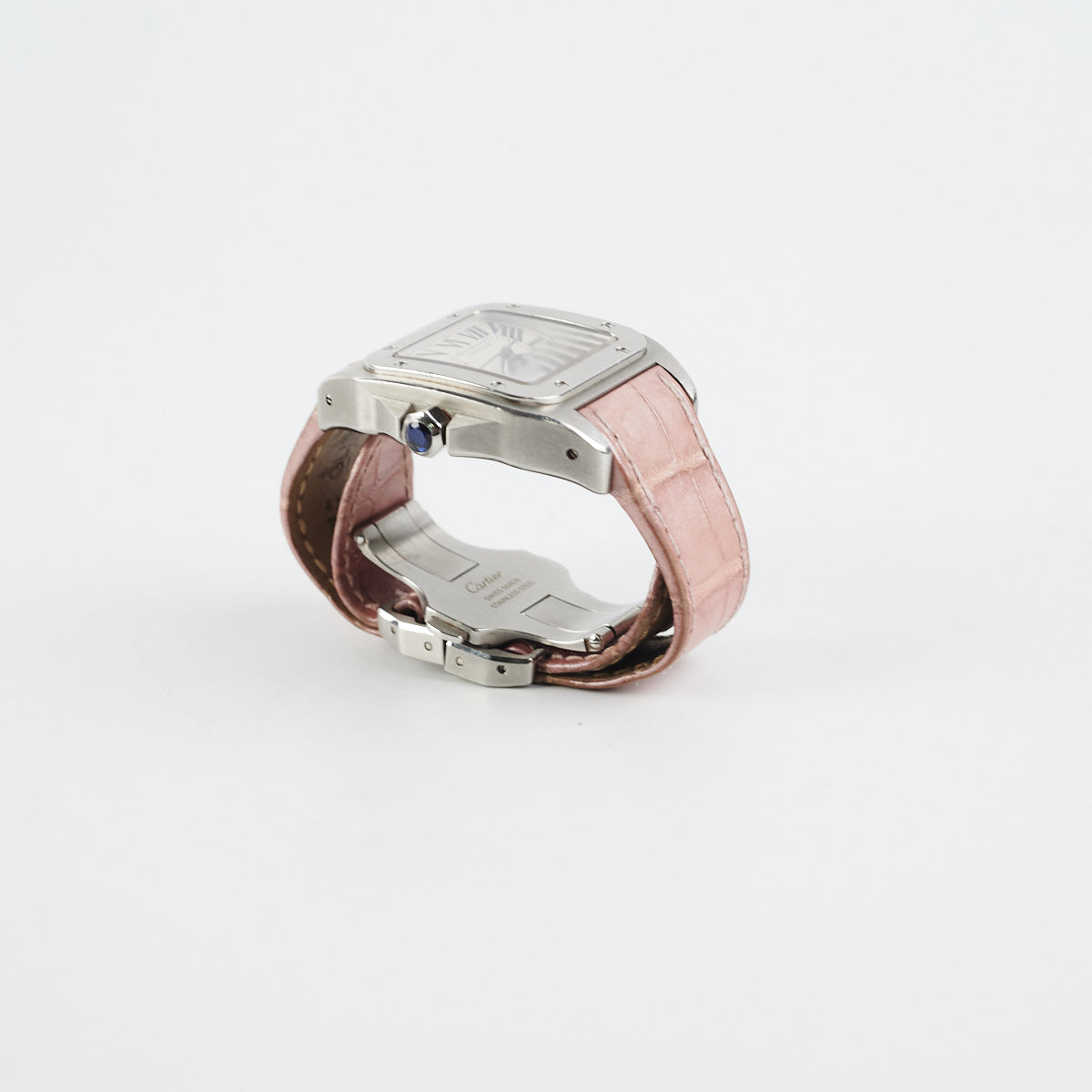 Cartier Santos De Watch Pink Automatic Movement