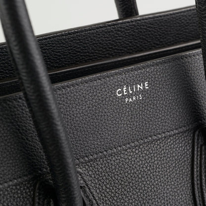 Celine Mini Luggage Calfskin Black