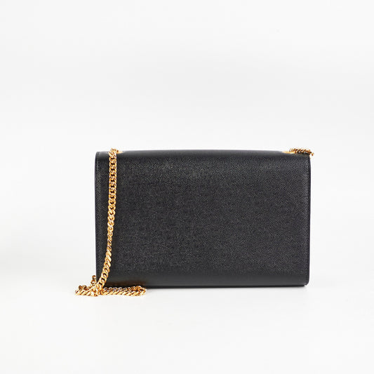 Saint Laurent Kate Medium Black Crossbody Bag