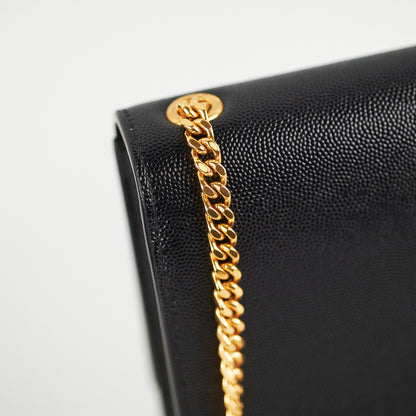 Saint Laurent Kate Medium Black Crossbody Bag