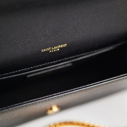 Saint Laurent Kate Medium Black Crossbody Bag
