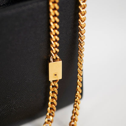 Saint Laurent Kate Medium Black Crossbody Bag