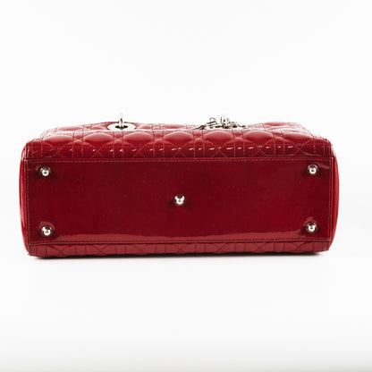 Deal of the Week - Dior Large Lady Dior Patent Red