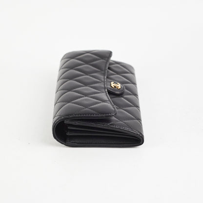 Chanel Long Wallet Black