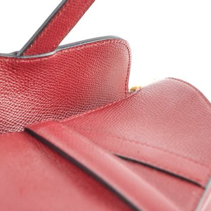 Christian Dior Mini Saddle Burgundy