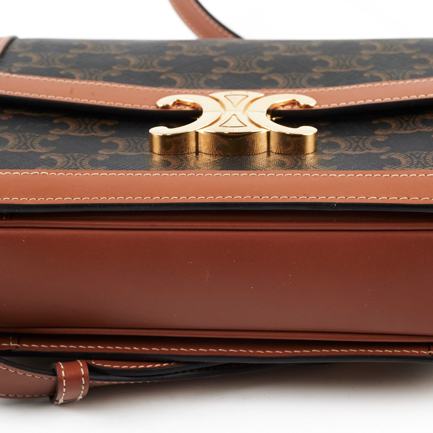 Celine Canvas Classique Triompe Bag