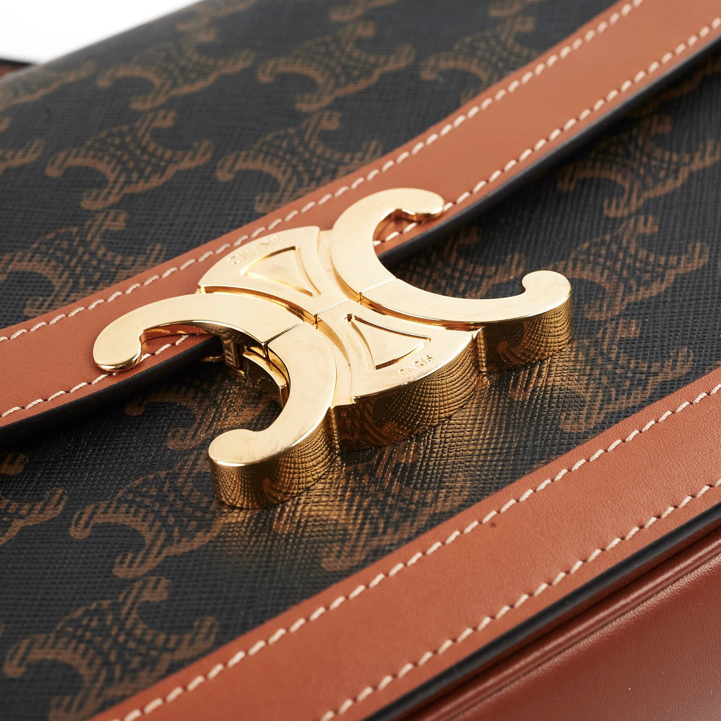Celine Canvas Classique Triompe Bag