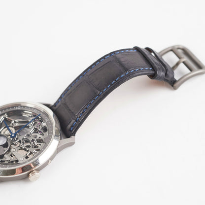 Hermes Slim D'Hermes Watch Squelette Lune 39.5MM Black