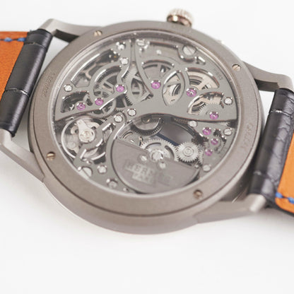 Hermes Slim D'Hermes Watch Squelette Lune 39.5MM Black