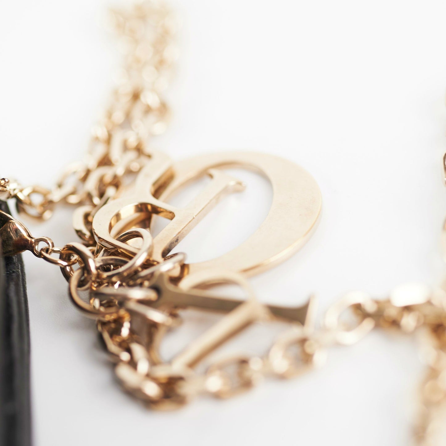 Christian Dior Cluitch Wallet On Chain WOC Black