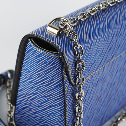 Louis Vuitton Twist MM Blue Shoulder Bag