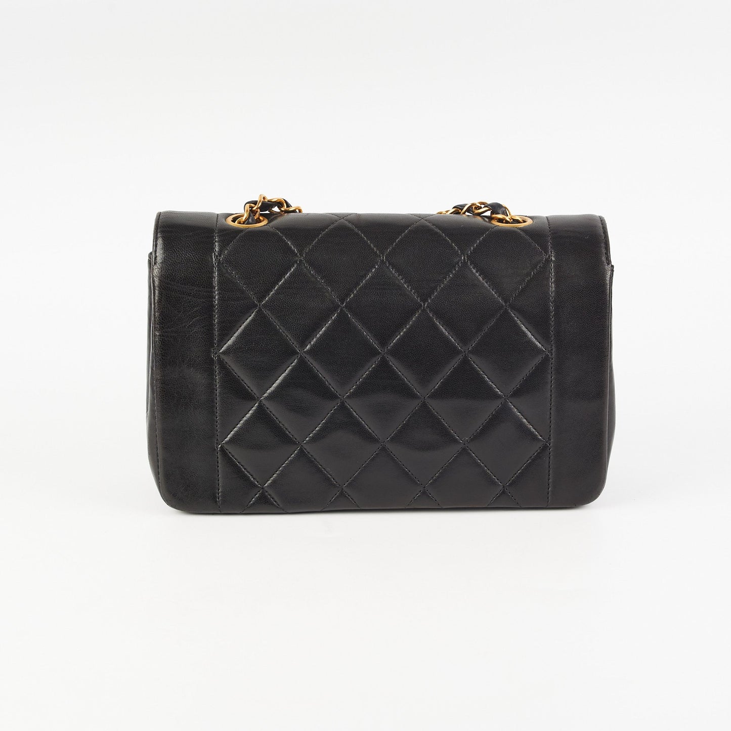Chanel Small Diana GHW Black