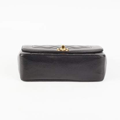 Chanel Small Diana GHW Black