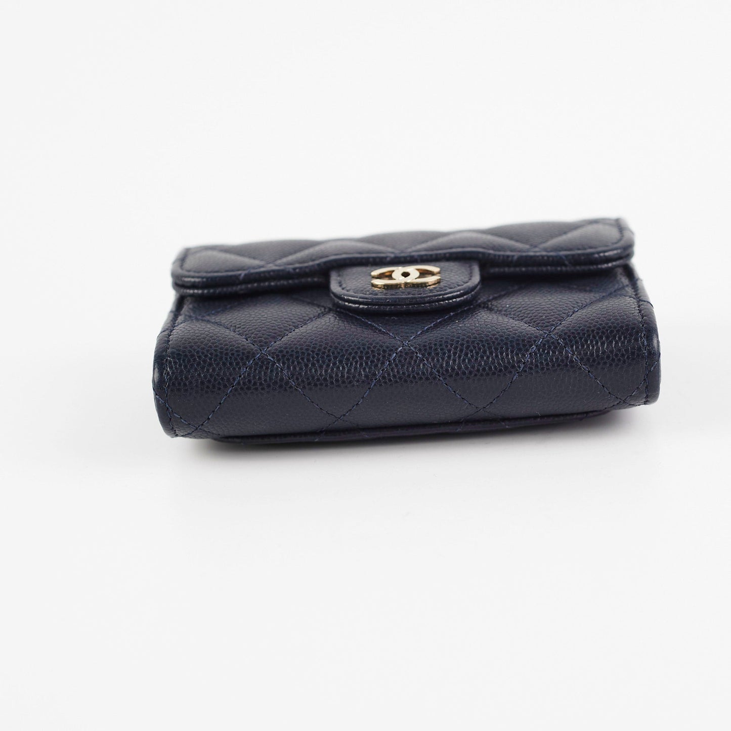 Chanel Navy Caviar Cardholder
