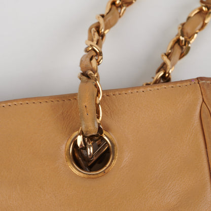 Chanel Beige Vintage Shopper